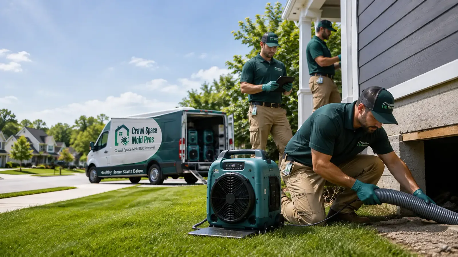 Crawl Space Mold Removal in Rock Island, TX